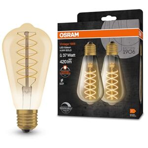 OSRAM 4099854147838 LED vintage dorada E27 - Bombilla OSRAM 4099854147838 LED vintage dorada E27 - Bombilla