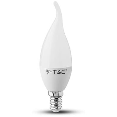 V-TAC Bombillas LED E14, lámpara de vela con forma de globo de oliva V-TAC Bombillas LED E14, lámpara de vela con forma de globo de oliva