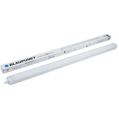 Blaupunkt Lámpara LED de 50 W, 150 cm, 110 lm/W, IP65, para montaje industrial, accesorios incluidos, luz blanca diurna Blaupunkt Lámpara LED de 50 W, 150 cm, 110 lm/W, IP65, para montaje industrial, accesorios incluidos, luz blanca diurna