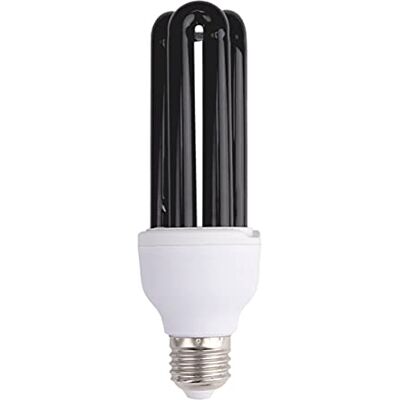 Akynite Bombilla UV negra E27 40 W, luz de madera UVA 365 nm, CA 230 V CFL Bombilla de rayos UV para neón fluorescente fiesta, pintura carrocería, fiesta de cumpleaños, Halloween Akynite Bombilla UV negra E27 40 W, luz de madera UVA 365 nm, CA 230 V CFL Bombilla de rayos UV para neón fluorescente fiesta, pintura carrocería, fiesta de cumpleaños, Halloween
