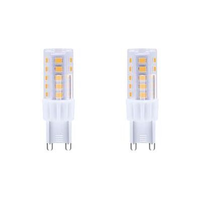 Blaupunkt Bombilla LED G9 esmerilada, 4 W, 500 lm, 3000 K, color blanco Acabado esmerilado, sin parpadeo, bajo consumo, casquillo G9 de pines, sustituye a 40 W, apliques de pared y lámparas Blaupunkt Bombilla LED G9 esmerilada, 4 W, 500 lm, 3000 K, color blanco Acabado esmerilado, sin parpadeo, bajo consumo, casquillo G9 de pines, sustituye a 40 W, apliques de pared y lámparas