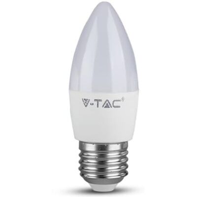 V-TAC Bombilla LED E27 5,5 W Vela 2700 K V-TAC Bombilla LED E27 5,5 W Vela 2700 K