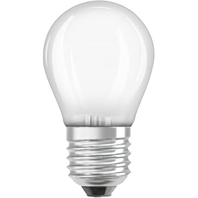 OSRAM LED Star Classic P, casquillo: E27, no regulable, blanco cálido, 2700 K, 4 W, reemplazo para bombilla incandescente de 40 W, esmerilado,LED Retrofit CLASSIC P, paquete de 3 x 2 OSRAM LED Star Classic P, casquillo: E27, no regulable, blanco cálido, 2700 K, 4 W, reemplazo para bombilla incandescente de 40 W, esmerilado,LED Retrofit CLASSIC P, paquete de 3 x 2
