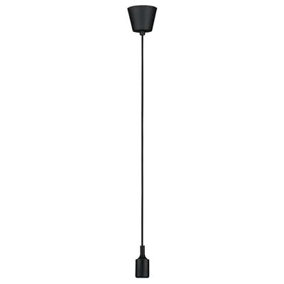Paulmann Luminaria colgante Neordic Ketil máx. 20 W, lámpara colgante, negro, lámpara de techo, silicona, plástico, luminaria colgante E27 Paulmann Luminaria colgante Neordic Ketil máx. 20 W, lámpara colgante, negro, lámpara de techo, silicona, plástico, luminaria colgante E27