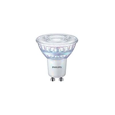 Philips LED WarmGlow GU10, 575 lúmenes correspondientes a 80 W, luz blanca cálida (2200 – 2700 Kelvin), intensidad regulable, mate Philips LED WarmGlow GU10, 575 lúmenes correspondientes a 80 W, luz blanca cálida (2200 – 2700 Kelvin), intensidad regulable, mate