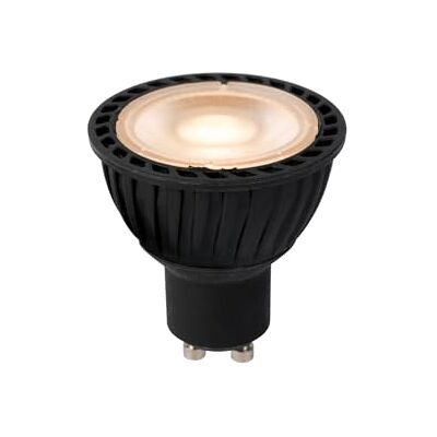 LUCIDE MR16 Lámpara led Ø 5 cm LED GU10-1x5W 2700K Sensor día/noche Negro LUCIDE MR16 Lámpara led Ø 5 cm LED GU10-1x5W 2700K Sensor día/noche Negro