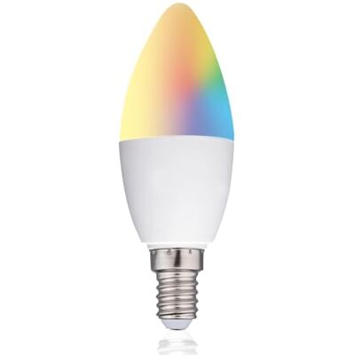Philips Motorola Nursery Alpina Smart Home Bombilla inteligente E14-5W Lámpara RGB Aplicación LED regulable para hogar inteligente Amazon Alex Google Home Philips Motorola Nursery Alpina Smart Home Bombilla inteligente E14-5W Lámpara RGB Aplicación LED regulable para hogar inteligente Amazon Alex Google Home