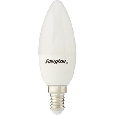 Energizer Bombilla LED (5,9 W, E14, clase energética A, 12 unidades), color blanco Energizer Bombilla LED (5,9 W, E14, clase energética A, 12 unidades), color blanco