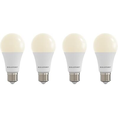 Blaupunkt Lámpara LED E27 A65 (18 W), color blanco cálido, sustituye 150 Vida útil 25.000 horas, No regulable, Ahorro de energía, 230 grados de difusión — para pasillos y hostelería Blaupunkt Lámpara LED E27 A65 (18 W), color blanco cálido, sustituye 150 Vida útil 25.000 horas, No regulable, Ahorro de energía, 230 grados de difusión — para pasillos y hostelería