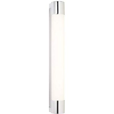 Brilliant Lámpara de pared Horace LED, enchufe blanco/cromo, 1 x 10 W LED integrado, (1300 lm, 4000 K), escala A++ hasta E, clase de protección IP: 54, resistente a salpicaduras Brilliant Lámpara de pared Horace LED, enchufe blanco/cromo, 1 x 10 W LED integrado, (1300 lm, 4000 K), escala A++ hasta E, clase de protección IP: 54, resistente a salpicaduras