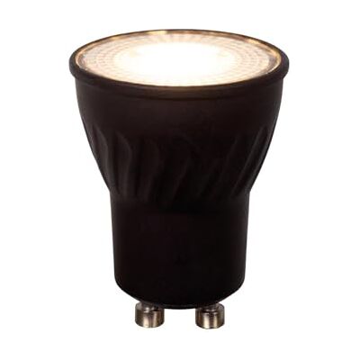 LUCIDE MR11 – Bombilla led – Ø 3,5 cm – LED Dim to Warm – GU10-1 x 4 W 2200 K/3000 K, color negro LUCIDE MR11 – Bombilla led – Ø 3,5 cm – LED Dim to Warm – GU10-1 x 4 W 2200 K/3000 K, color negro