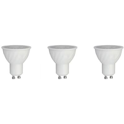 LEDLUX 3 bombillas LED GU10 regulables, 220 V, 7 W = 50 W, 480 lúmenes, foco LED GU10 regulable con Triac Dimmer, blanco cálido neutro frío (4000K) LEDLUX 3 bombillas LED GU10 regulables, 220 V, 7 W = 50 W, 480 lúmenes, foco LED GU10 regulable con Triac Dimmer, blanco cálido neutro frío (4000K)