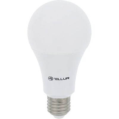 TELLUR Bombilla LED Smart WiFi, Controlable en tu Smartphone, Compatible con Alexa, 10W Equivalente 100W, Blanco/Cálido, 1000 Lúmenes, Luz Ajustable, E27 TELLUR Bombilla LED Smart WiFi, Controlable en tu Smartphone, Compatible con Alexa, 10W Equivalente 100W, Blanco/Cálido, 1000 Lúmenes, Luz Ajustable, E27
