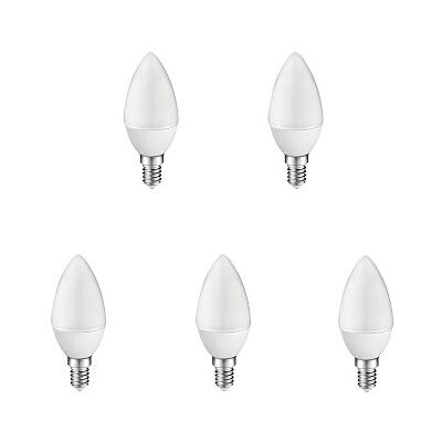 A2BC LED Lighting Bombillas Alta Potencia Luz E14, 6 W, Blanco Cálido 3000K, Pack de 5 unidades A2BC LED Lighting Bombillas Alta Potencia Luz E14, 6 W, Blanco Cálido 3000K, Pack de 5 unidades