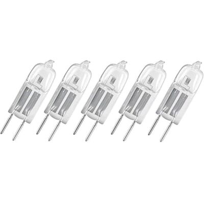 OSRAM Halostar Starlite 64425 S Lote de 5 bombillas halógenas (20 W, 12 V, G4, luz blanca cálida, 2800 K, intensidad regulable, 300 lúmenes) OSRAM Halostar Starlite 64425 S Lote de 5 bombillas halógenas (20 W, 12 V, G4, luz blanca cálida, 2800 K, intensidad regulable, 300 lúmenes)