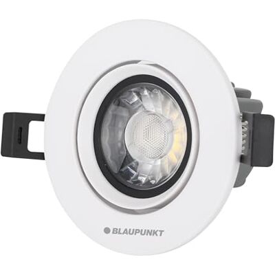 Blaupunkt Foco empotrable de 7 W, 595 lm, ángulo de haz de 60°, alto índice de reproducción cromática (> 80), blanco cálido. Blaupunkt Foco empotrable de 7 W, 595 lm, ángulo de haz de 60°, alto índice de reproducción cromática (> 80), blanco cálido.