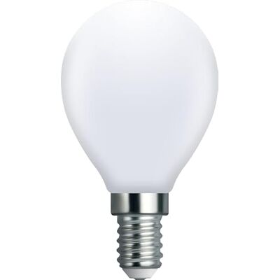 DEBFLEX Bombilla LED de filamento (Cristal, G45, E14, 2700 K, 4 W), Color Blanco DEBFLEX Bombilla LED de filamento (Cristal, G45, E14, 2700 K, 4 W), Color Blanco