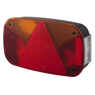 HELLA Piloto posterior Lámparas incandescentes 12V montaje exterior/atornillado Color de tulipa: rojo/amarillo Conector: Conector redondo izquierda Cant.: 1 HELLA Piloto posterior Lámparas incandescentes 12V montaje exterior/atornillado Color de tulipa: rojo/amarillo Conector: Conector redondo izquierda Cant.: 1