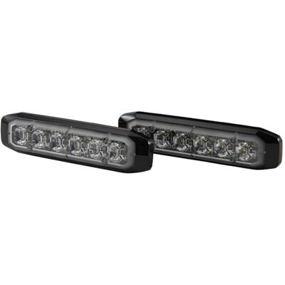 HELLA LED-Luz de aviso, de destellos BST-Slim 12/24V blanco montaje exterior/atornillado transparente blanco Cable: 250mm Conector: extremos de cable abiertos Juego HELLA LED-Luz de aviso, de destellos BST-Slim 12/24V blanco montaje exterior/atornillado transparente blanco Cable: 250mm Conector: extremos de cable abiertos Juego