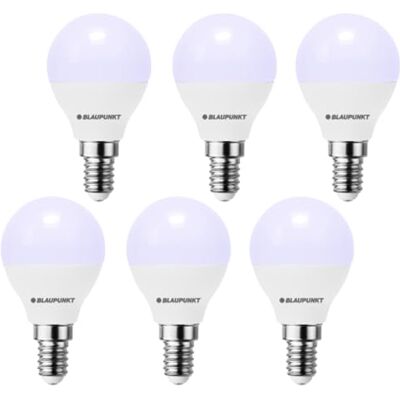 Blaupunkt Bombilla LED E14, 6 W, 6000 K, luz diurna, 6 unidades Blaupunkt Bombilla LED E14, 6 W, 6000 K, luz diurna, 6 unidades