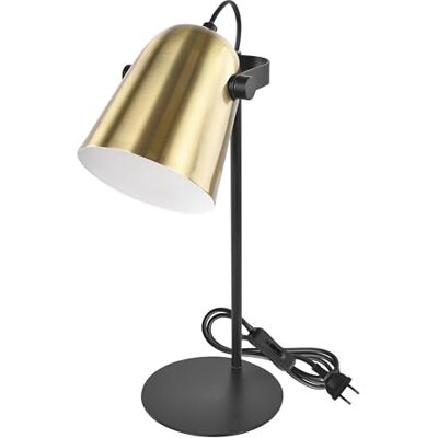 EMOS Lámpara de escritorio de diseño NINA de metal con casquillo E27 Lámpara de mesa vintage para bombilla E27 Lámpara de noche con cable de 150 cm y enchufe europeo Lámpara de lectura sin EMOS Lámpara de escritorio de diseño NINA de metal con casquillo E27 Lámpara de mesa vintage para bombilla E27 Lámpara de noche con cable de 150 cm y enchufe europeo Lámpara de lectura sin