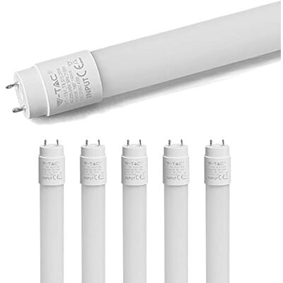 Zone SET Tubos LED 150cm, blanco neutro (4000 K), 160LM/W, 2400 lúmenes, T8, G13-15W (sustituye 58W), incluye cebador, tubos fluorescentes LED-TUBE tubos de neón lámpara de tubo, pack de 5 Zone SET Tubos LED 150cm, blanco neutro (4000 K), 160LM/W, 2400 lúmenes, T8, G13-15W (sustituye 58W), incluye cebador, tubos fluorescentes LED-TUBE tubos de neón lámpara de tubo, pack de 5