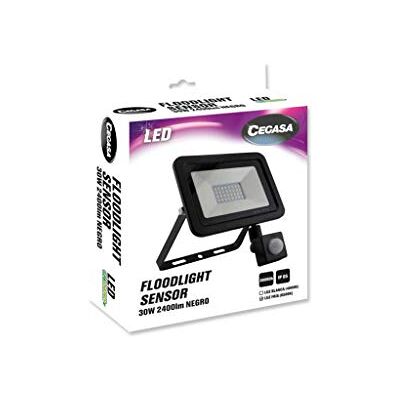 cegasa FLOODLIGHT LED NEGRO SENSOR 30W 2 cegasa FLOODLIGHT LED NEGRO SENSOR 30W 2