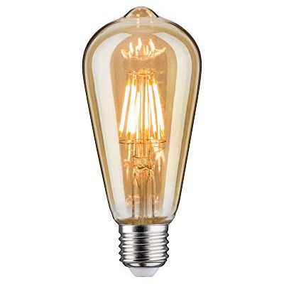 Paulmann lámpara LED filamento ampolla 6,5 vatios bombilla oro 2500 K dorado E27 Paulmann lámpara LED filamento ampolla 6,5 vatios bombilla oro 2500 K dorado E27