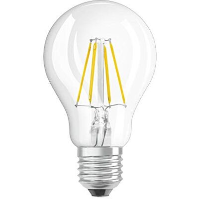 OSRAM LED Retrofit CLASSIC A Lote de 10 x Bombilla LED, Casquillo B22d, 2700 K, 4 W, Equivalente a 40W, mate, Blanco cálido OSRAM LED Retrofit CLASSIC A Lote de 10 x Bombilla LED, Casquillo B22d, 2700 K, 4 W, Equivalente a 40W, mate, Blanco cálido