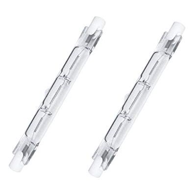 LEDLUX 2 Piezas Lámparas Halógenas Regulables R7S 78mm Blanco Cálido 2700K (80W 1250 Lumen) LEDLUX 2 Piezas Lámparas Halógenas Regulables R7S 78mm Blanco Cálido 2700K (80W 1250 Lumen)