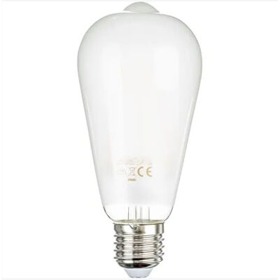 Glowster Bombilla LED de filamento ST64 E27 8W, luz blanca lechosa, ideal para iluminación decorativa y eficiente en hogares y negocios. Glowster Bombilla LED de filamento ST64 E27 8W, luz blanca lechosa, ideal para iluminación decorativa y eficiente en hogares y negocios.