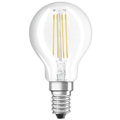 OSRAM LED Retrofit CLASSIC P Mirror Lote de 10 x Bombilla LED, Casquillo E14, 2700 K, 4 W, Equivalente a 34W, Blanco cálido OSRAM LED Retrofit CLASSIC P Mirror Lote de 10 x Bombilla LED, Casquillo E14, 2700 K, 4 W, Equivalente a 34W, Blanco cálido