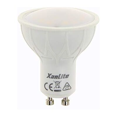 Xanlite Bombilla LED foco – casquillo GU10 – 5 W cons (35 W eq) – Luz blanca cálida – 150 lúmenes autónoma Xanlite Bombilla LED foco – casquillo GU10 – 5 W cons (35 W eq) – Luz blanca cálida – 150 lúmenes autónoma