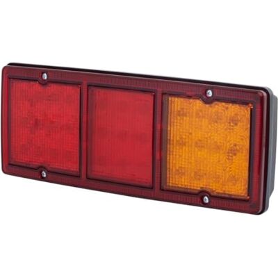 HELLA VALUEFIT Piloto posterior LED 12/24V montaje exterior/atornillado Color de tulipa: rojo/amarillo Conector: Conector plano izquierda/derecha Cant.: 1 HELLA VALUEFIT Piloto posterior LED 12/24V montaje exterior/atornillado Color de tulipa: rojo/amarillo Conector: Conector plano izquierda/derecha Cant.: 1