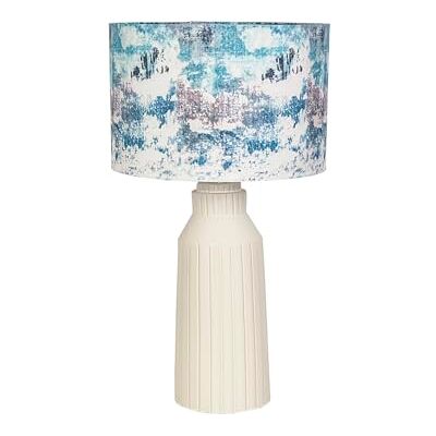 AlexandreHouse LAMPARA CERAMICA BLANCA C/PANT E27 AlexandreHouse LAMPARA CERAMICA BLANCA C/PANT E27