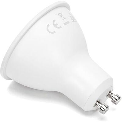 Glowster Foco LED GU10 COB de 7W, alta eficiencia energética, luz brillante, ideal para iluminación de interiores y acentos decorativos. Glowster Foco LED GU10 COB de 7W, alta eficiencia energética, luz brillante, ideal para iluminación de interiores y acentos decorativos.