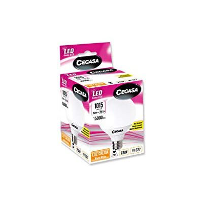 CEGASA LAMPARA LED G95 12W 1015 LM E27 Cal 2700K CAJ, Negro, Estandar CEGASA LAMPARA LED G95 12W 1015 LM E27 Cal 2700K CAJ, Negro, Estandar