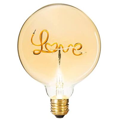ATMOSPHERA CREATEUR D'INTERIEUR Atmosphera Bombilla LED ámbar palabra 'Love' E27 ATMOSPHERA CREATEUR D'INTERIEUR Atmosphera Bombilla LED ámbar palabra 'Love' E27