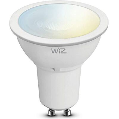 WiZ Bombilla LED inteligente G2 blanca cálida GU10 (Smart Home, regulable, Wi-Fi, 9 W – 50 W de potencia, 2700 K, lm350, aplicación y control de voz Alexa, Siri, Google & IFTTT) WiZ Bombilla LED inteligente G2 blanca cálida GU10 (Smart Home, regulable, Wi-Fi, 9 W – 50 W de potencia, 2700 K, lm350, aplicación y control de voz Alexa, Siri, Google & IFTTT)