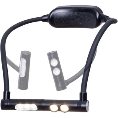 daylight DuoNeck Go Rechargeable LED Neck Reading Light – 95+ CRI Hands-Free Book Light, Floodlight & Spotlight, 3 Color Temps, USB-C, 100-Hr Battery for Reading, Knitting, Crafts daylight DuoNeck Go Rechargeable LED Neck Reading Light – 95+ CRI Hands-Free Book Light, Floodlight & Spotlight, 3 Color Temps, USB-C, 100-Hr Battery for Reading, Knitting, Crafts