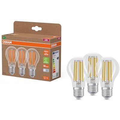 Bombilla LED Osram E27 1521 lm Blanco Neutro 3 pz - Linterna LED Bombilla LED Osram E27 1521 lm Blanco Neutro 3 pz - Linterna LED