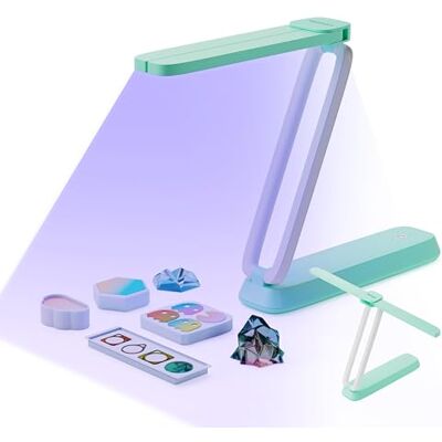 Resiners Luz UV para Resina, Lámpara UV Plegable Recargable 3 en 1, AirWave Pro Resiners Luz UV para Resina, Lámpara UV Plegable Recargable 3 en 1, AirWave Pro