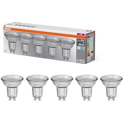 OSRAM Lámpara LED PAR16 4,3 W 840, blanco frío 4000 K, GU10, 36°, 350 lm, gestión térmica profesional OSRAM Lámpara LED PAR16 4,3 W 840, blanco frío 4000 K, GU10, 36°, 350 lm, gestión térmica profesional