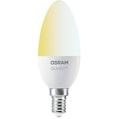 OSRAM Smart Bombilla LED + Zigbee, vela, E14, equivalentes de 40 W, luz blanca ajustable OSRAM Smart Bombilla LED + Zigbee, vela, E14, equivalentes de 40 W, luz blanca ajustable