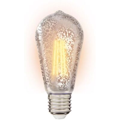 Xanlite Bombilla Led St64 Casquillo E27-4W Cons. (24 W Eq.) Luz blanca cálida, Edison Xanlite Bombilla Led St64 Casquillo E27-4W Cons. (24 W Eq.) Luz blanca cálida, Edison