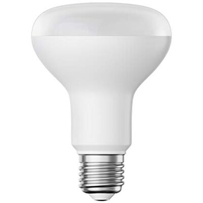 ledscom.de Bombilla LED E27, R80, blanco cálido (2700 K), 10 W, 935 lm, mate ledscom.de Bombilla LED E27, R80, blanco cálido (2700 K), 10 W, 935 lm, mate