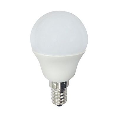 wonderlamp Bombilla LED alta potencia e14 esférica,5.2w,luz cálida (3000º k), 520 lm,ángulo de luz: 180º encendido instantaneo wonderlamp Bombilla LED alta potencia e14 esférica,5.2w,luz cálida (3000º k), 520 lm,ángulo de luz: 180º encendido instantaneo