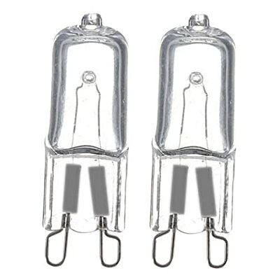LEDLUX Bombilla G9, Lámpara halógena G9 Regulable, Blanco cálido 2800K (28W 370 Lumen, 2 PCS) LEDLUX Bombilla G9, Lámpara halógena G9 Regulable, Blanco cálido 2800K (28W 370 Lumen, 2 PCS)