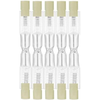 OSRAM Haloline 64684 Juego de 5 bombillas halógenas (48 W, 230 V, R7s, 74,9 mm de longitud, anteriormente 60 W, 700 lúmenes, 2900 K, luz blanca cálida) OSRAM Haloline 64684 Juego de 5 bombillas halógenas (48 W, 230 V, R7s, 74,9 mm de longitud, anteriormente 60 W, 700 lúmenes, 2900 K, luz blanca cálida)