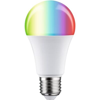 Paulmann Bombilla LED estándar 230V Smart Home Zigbee, E27, 1055lm, 11W, RGBW+, regulable, mate, fuente de luz Paulmann Bombilla LED estándar 230V Smart Home Zigbee, E27, 1055lm, 11W, RGBW+, regulable, mate, fuente de luz